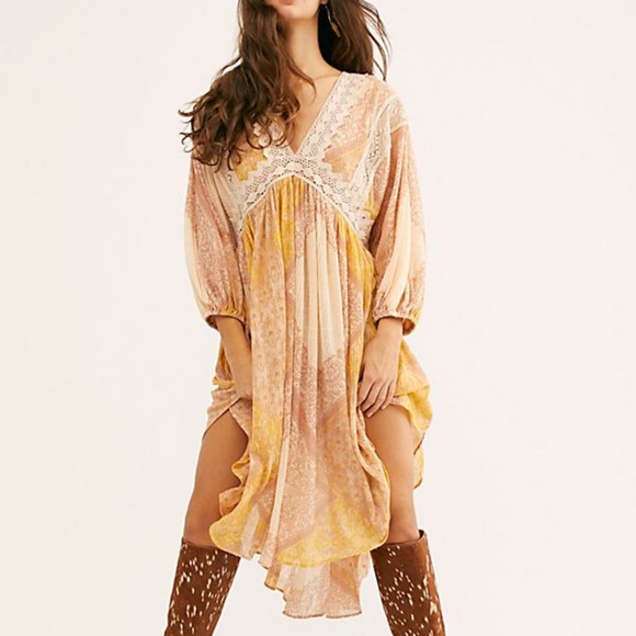 Free People Tops - Moon Child Lakeside Maxi Top